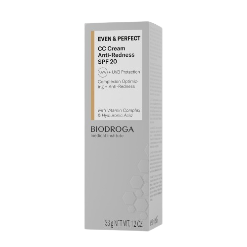 Biodroga EVEN & PERFECT CC Cream SPF 20 - Anti Redness
